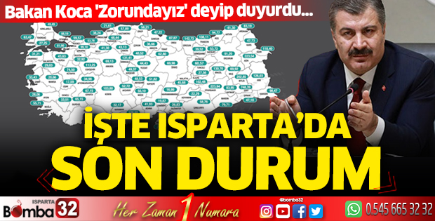 Isparta'da vaka artıyor