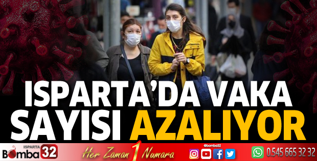 Isparta'da vaka sayısı azalıyor