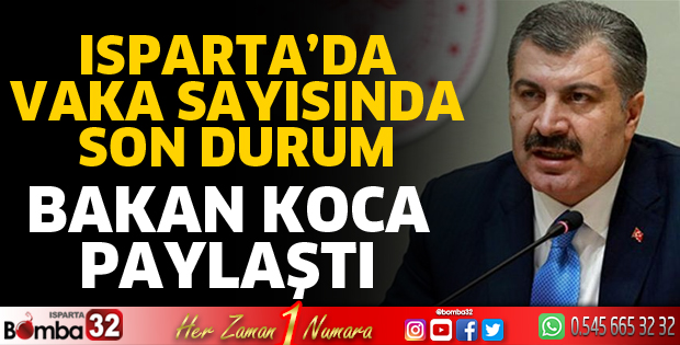 Isparta'da vaka sayısı düşüyor