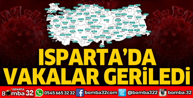 Isparta'da vakalar geriledi