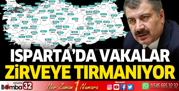 Isparta'da vakalar zirveye tırmanıyor