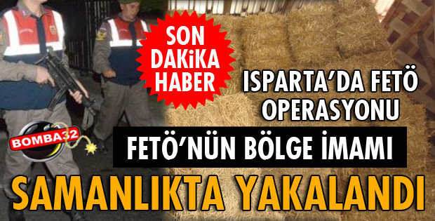 ISPARTA'DA YAKALANDI