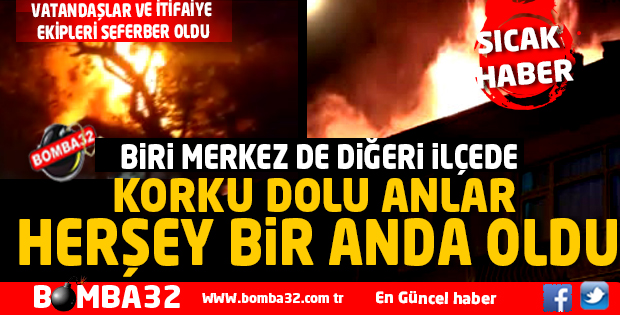 ISPARTA'DA YANGIN PANİĞİ 