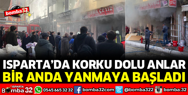 ISPARTA'DA YANGIN PANİĞİ