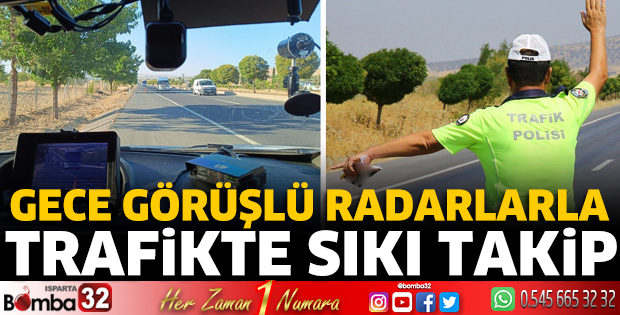 Isparta'da yapay zekâ destekli radar denetimleri başladı   