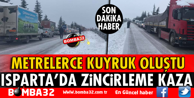 ISPARTA'DA ZİNCİRLEME KAZA