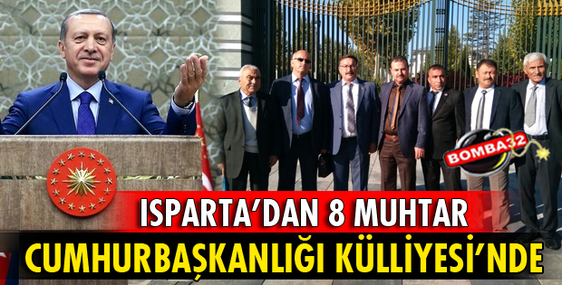 ISPARTA'DAN 8 MUHTAR, MUHTARLAR TOPLANTISINA KATILDI