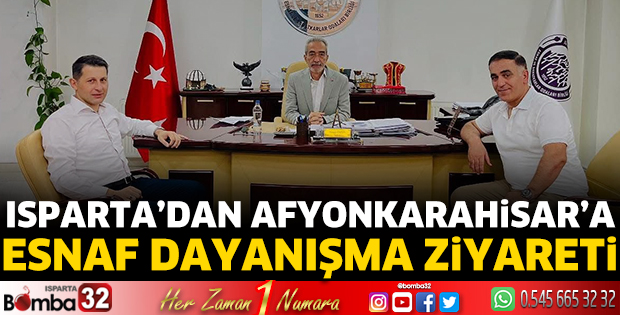 Isparta'dan Afyonkarahisar'a ziyaret
