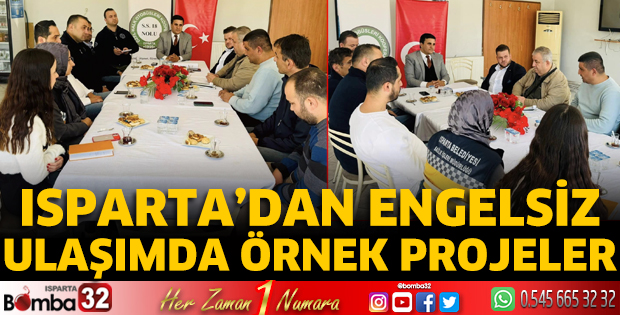 Isparta'dan engelsiz ulaşımda örnek projeler