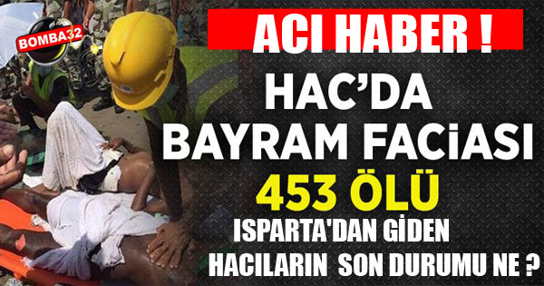 ISPARTA'DAN GİDEN HACILARIN DURUMU NE ?