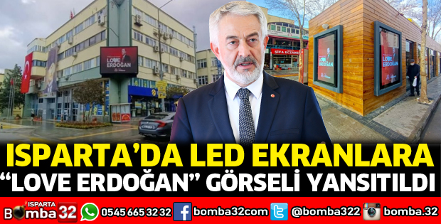 Isparta'dan Love Erdoğan yanıtı