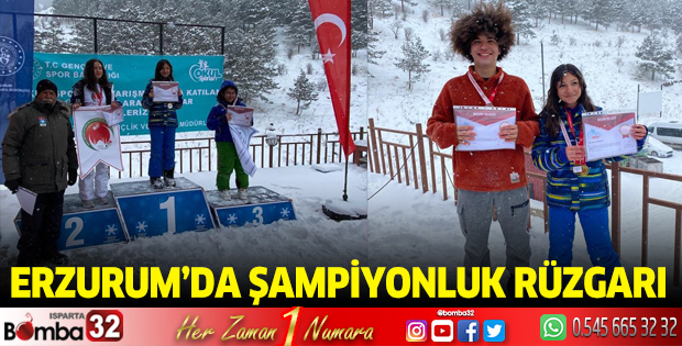 Isparta'dan Snowboard Şampiyonu
