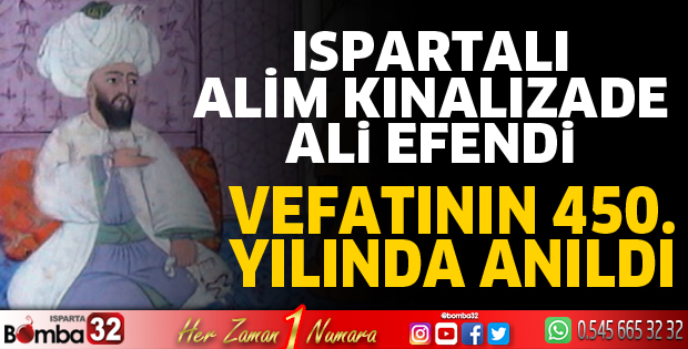 Ispartalı Ali Efendi Anıldı
