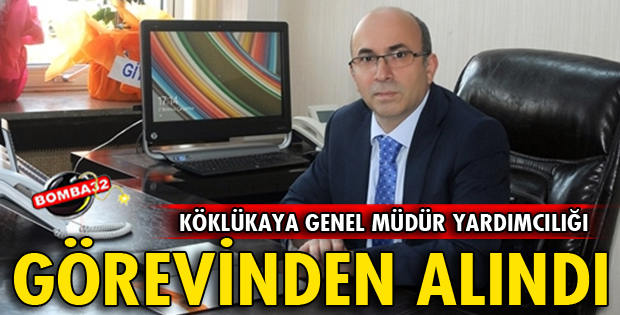 ISPARTALI BÜROKRAT GÖREVDEN ALINDI