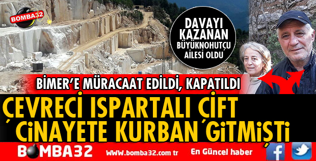ISPARTALI ÇİFT CİNAYETE KURBAN GİTMİŞTİ, KAPATILDI