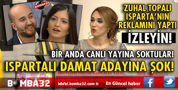 ISPARTALI DAMAT ADAYINI APAR TOPAR CANLI YAYINA SOKTULAR