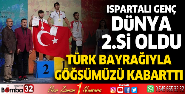 Ispartalı Genç Dünya 2.si Oldu