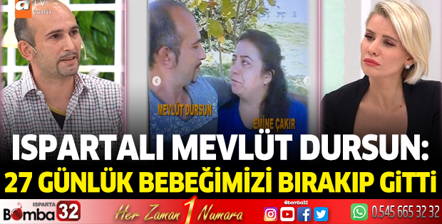 Ispartalı Mevlüt Dursun Esra Erol'a içini döktü