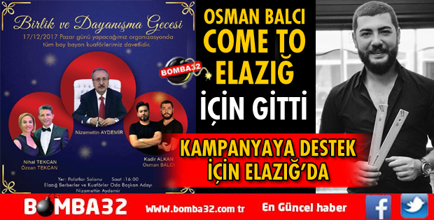 ISPARTALI OSMAN BALCI ELAZIĞLI MESLEKTAŞLARI İLE BULUŞUYOR