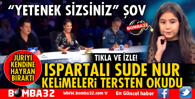 ISPARTALI SUDE NUR YETENEK SİZSİNİZ'DE ŞOV YAPTI