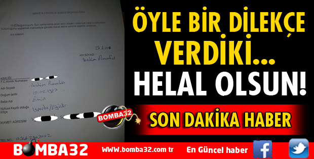 ISPARTALI VATANDAŞLAR ÖYLE BİR DİLEKÇE VERDİKİ...