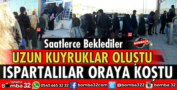 ISPARTALILAR ORAYA AKIN ETTİ