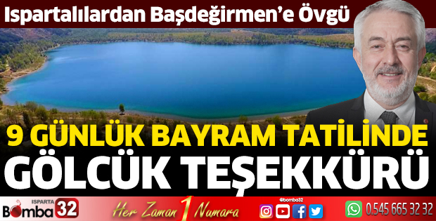 Ispartalılardan Başdeğirmen’e Gölcük teşekkürü