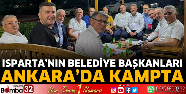 Isparta'nın başkanları kampta