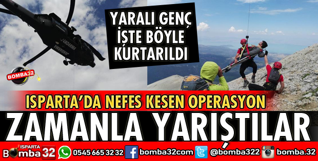 ISPARTANIN DEDEGÖL DAĞINDA MAHSUR KALDI