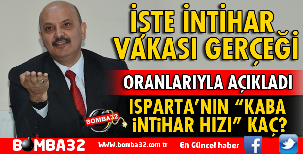 ISPARTA'NIN İNTİHAR HIZI GERÇEĞİ