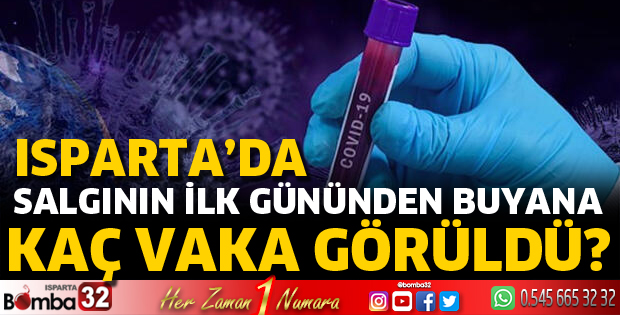 Isparta'nın koronavirüs bilançosu
