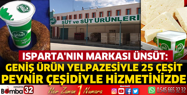 Isparta'nın markası Ünsüt