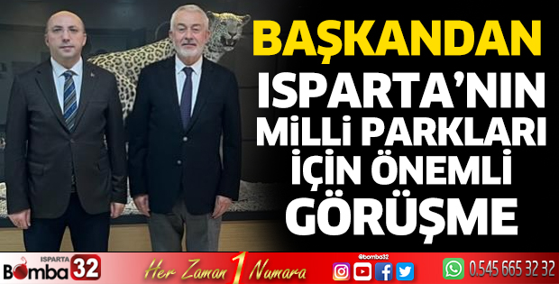 Isparta'nın milli parklarıyla ilgili istişare