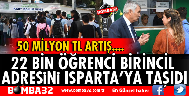 ISPARTA'NIN NÜFUSUNUN 300 BİNLERE ULAŞACAĞI HEDEFLENİYOR
