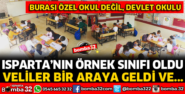 ISPARTA'NIN ÖRNEK SINIFINI OLUŞTURDULAR