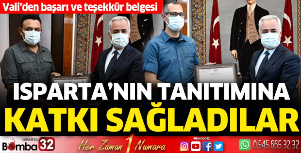 Isparta'nın tanıtımına katkı sağladılar