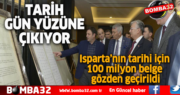ISPARTA'NIN TARİHİ GÜN YÜZÜNE ÇIKIYOR