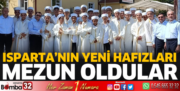 Isparta'nın yeni hafızları