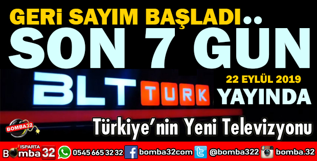 ISPARTA'NIN YENİ TELEVİZYONU YAYIN HAYATINA BAŞLIYOR