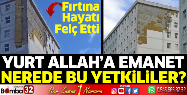 Isparta'nın yurtları Allah'a emanet 