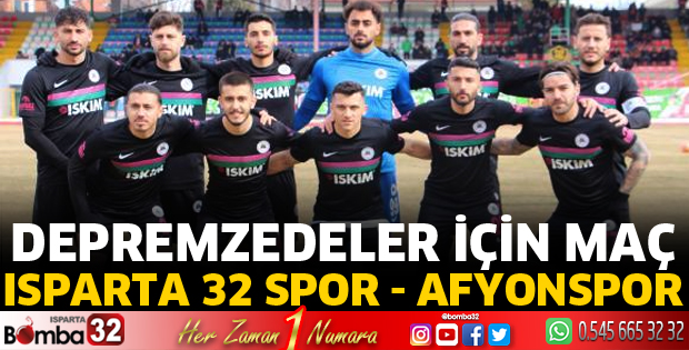 Ispartaspor –Afyonspor özel maçta karşılaşacak