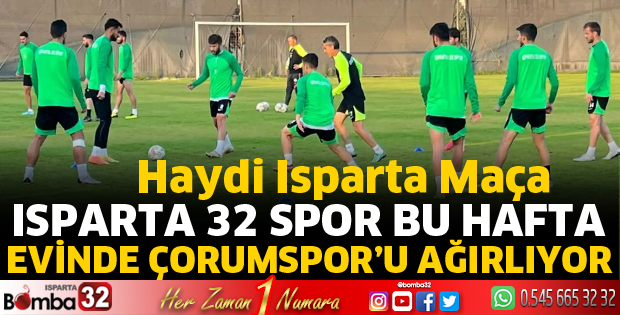 Ispartaspor evinde Çorumspor'u ağırlıyor