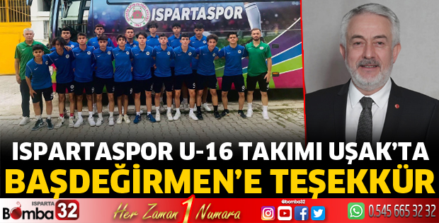 Ispartaspor U-16 Takımı Uşak'ta