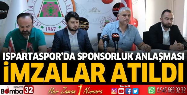 Ispartaspor'da sponsorluk anlaşması