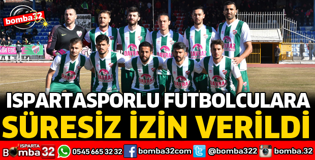 ISPARTASPORLU FUTBOLCULARA SÜRESİZ İZİN