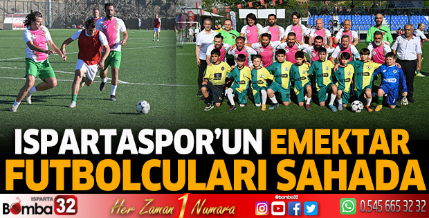 Ispartaspor'un emektar futbolcuları sahada