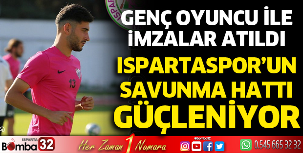Ispartaspor'un savunma hattı güçleniyor