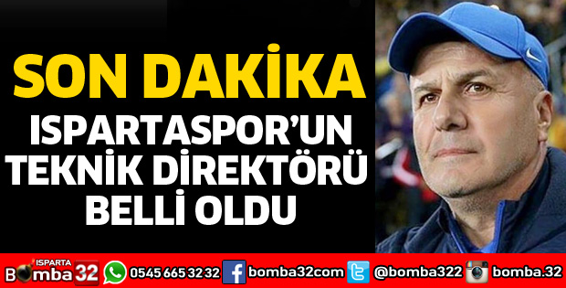 ISPARTASPORUN TEKNİK DİREKTÖRÜ BELLİ OLDU