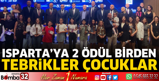Isparta'ya 2 ödül birden