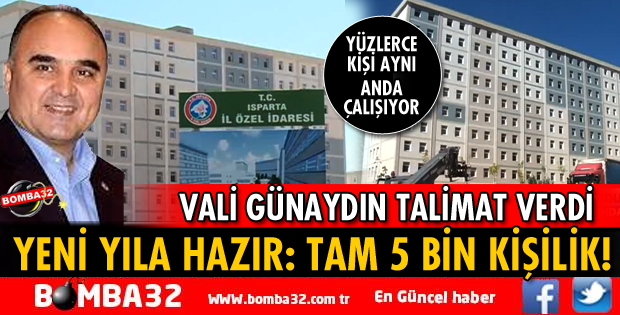 ISPARTA'YA 5 BİN KİŞİLİK YURT YENİ EĞİTİM ÖĞRETİME HAZIR